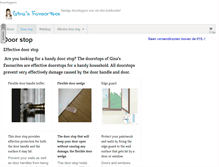 Tablet Screenshot of deurstoppers.com